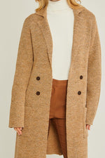 Victoria Two Tone Yarn Open Front Cardigan