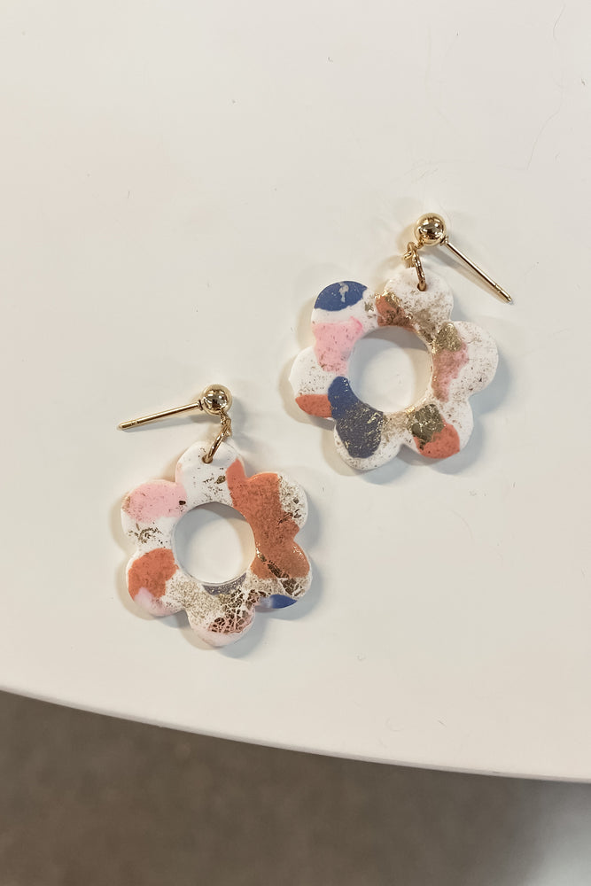 Simply Saige Perfect Pastel Combo Flower Earrings