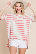 Plus Reese Striped Top