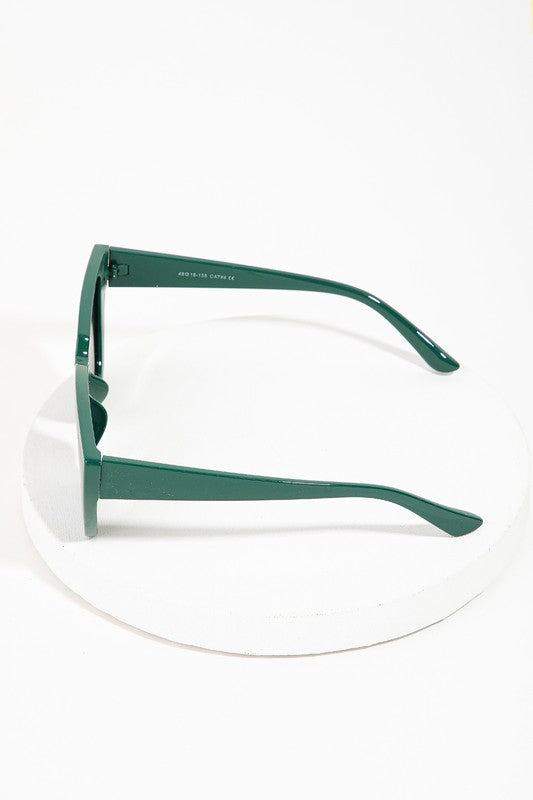 Acetate Oversized Cateye Sunglasses - Lilac&Lemon