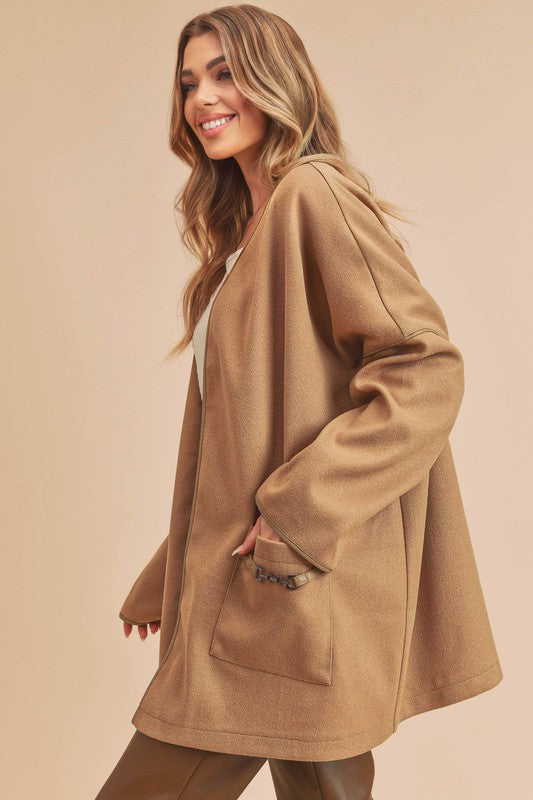 Rebecca Oversized Jacket Camel