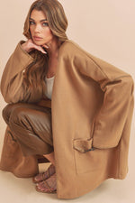 Rebecca Oversized Jacket Camel