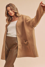 Rebecca Oversized Jacket Camel