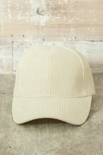 Corduroy Baseball Cap - Lilac&Lemon
