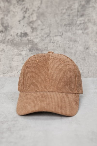 Corduroy Baseball Cap - Lilac&Lemon