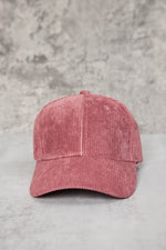 Corduroy Baseball Cap - Lilac&Lemon