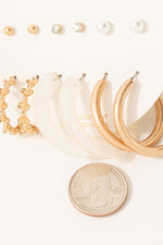 Multi Hoop Earring Set - Lilac&Lemon