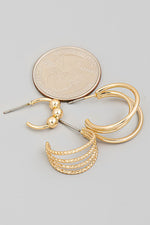 Three Hoop Earring Set - Lilac&Lemon
