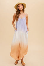 Haven Dip Dyed Jumpsuit - Lilac&Lemon
