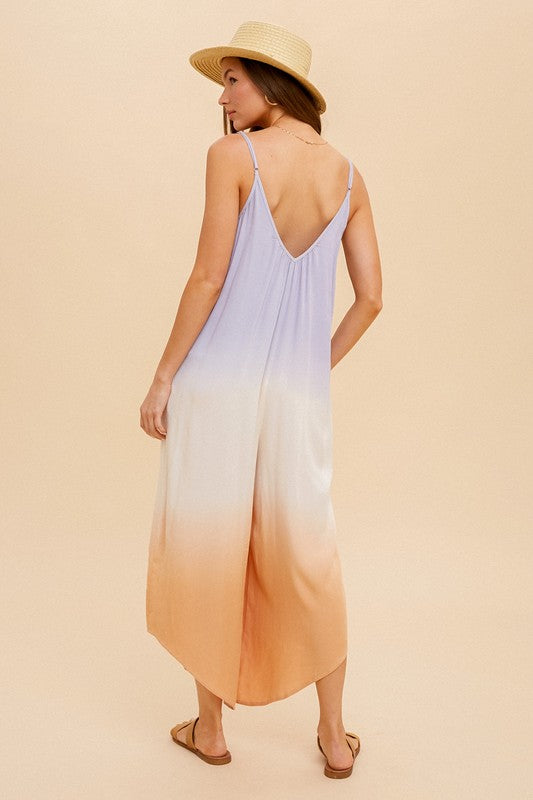 Haven Dip Dyed Jumpsuit - Lilac&Lemon