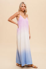 Maya Dip Dyed Maxi Dress - Lilac&Lemon