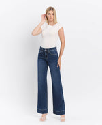 High Rise Wide Leg Trouser Style Jeans