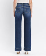 High Rise Wide Leg Trouser Style Jeans