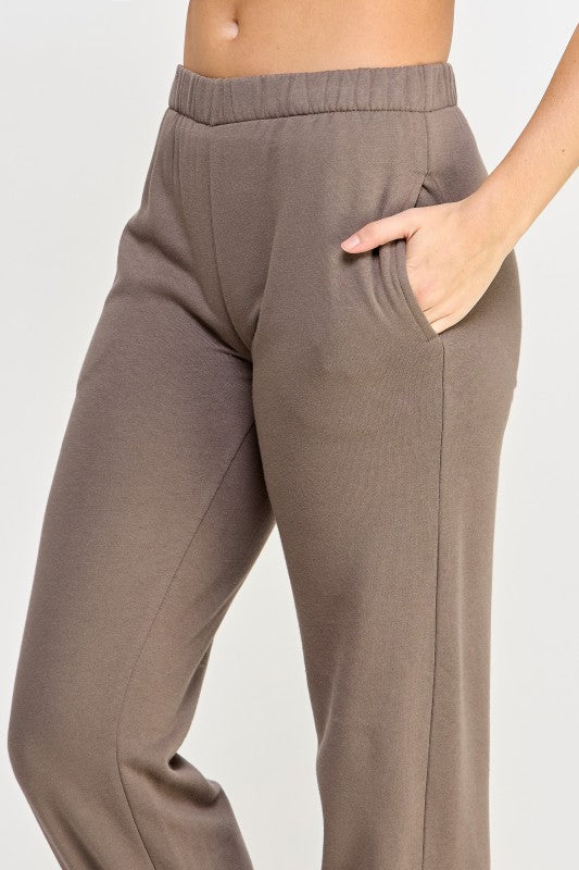 Fleece Jogger Taupe