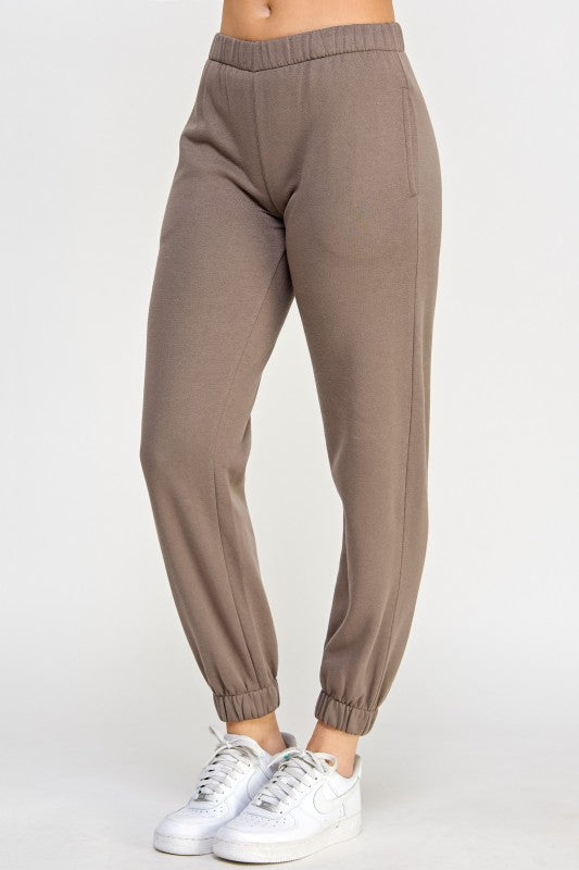 Fleece Jogger Taupe