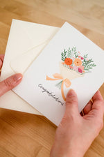 Flower Bouquet | Congratulations Card
