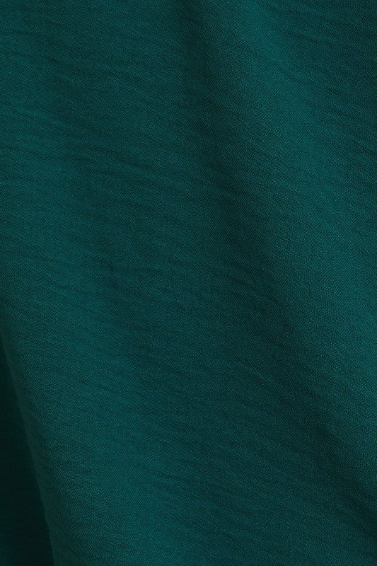 Surplice Blouse Teal