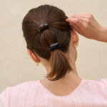 Black & Tort Cloud Cuffs - Small