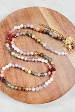 Garden Gemstone Beaded Necklace