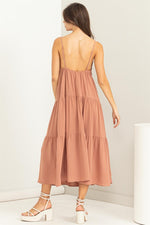Penny Mauve Tiered Dress - Lilac&Lemon