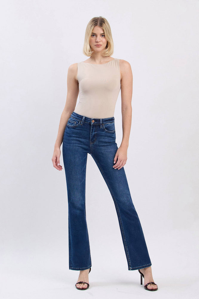 High Rise Bootcut Jeans