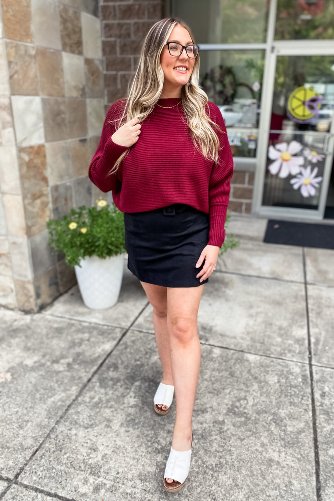 Maeve Boat Neck Sweater - Lilac&Lemon