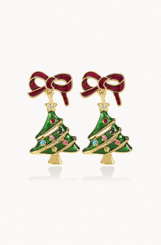 Vintage Christmas Drop Earring