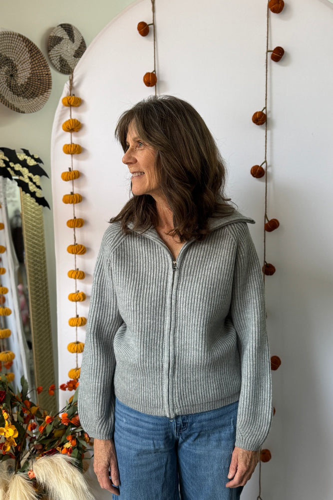 Collared Jacket Grey