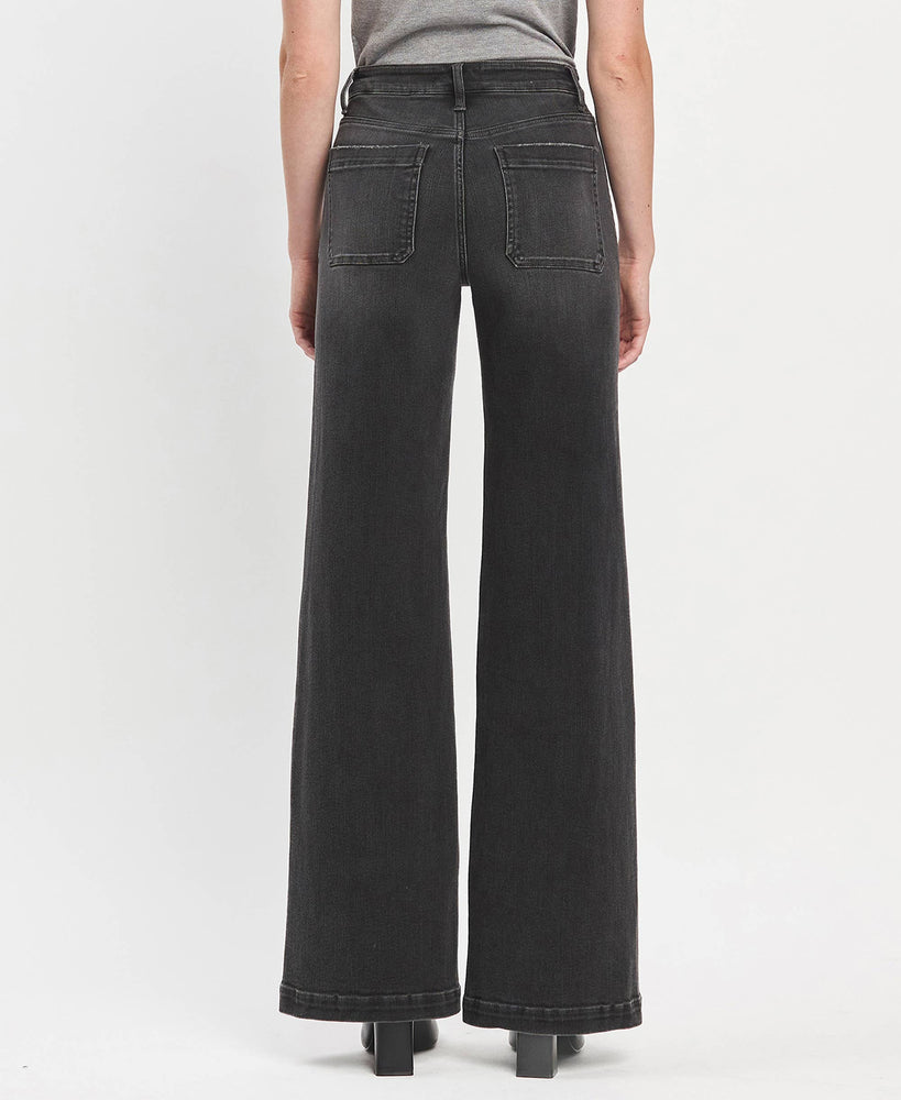High Rise Wide Leg Trouser Jeans