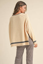 Cable Knit Sweater Cream