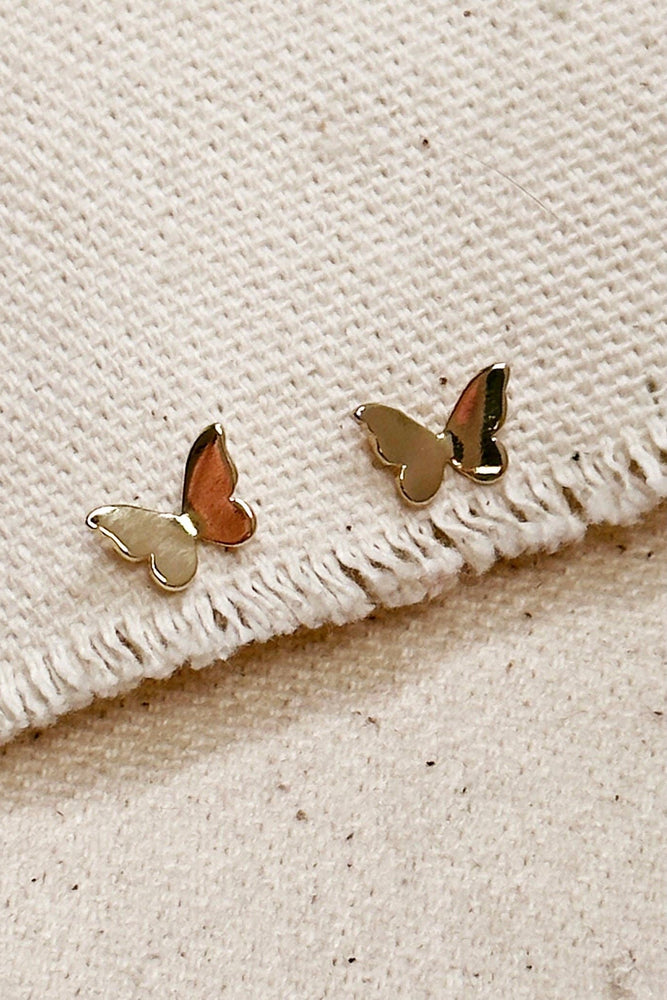 Mini Butterfly Stud Earrings