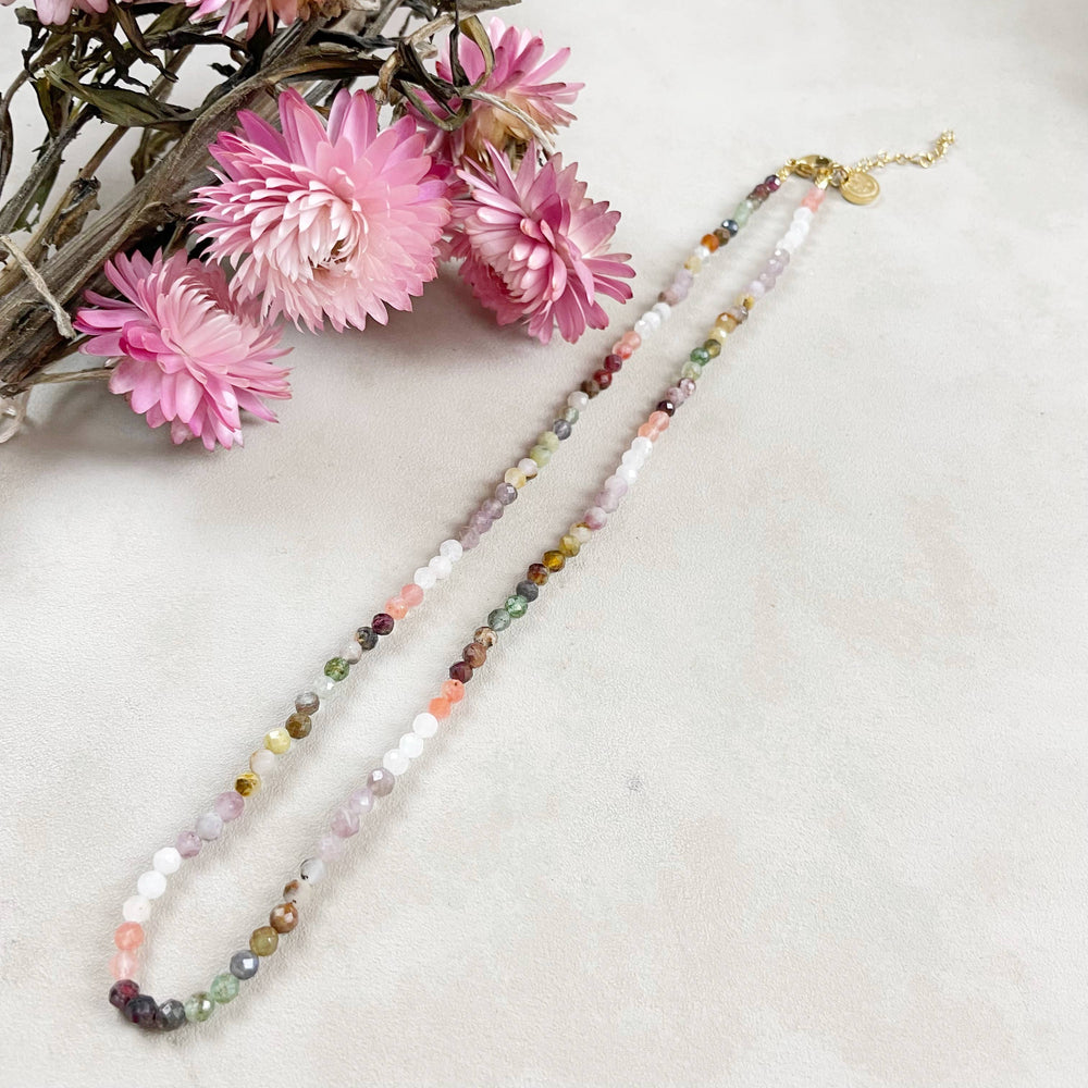 Garden Gemstone Beaded Necklace