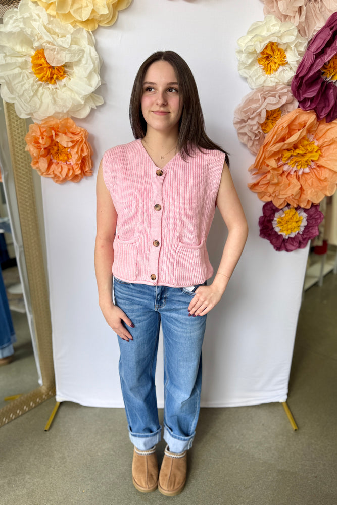 High Rise Cuffed Barrel Leg Jeans