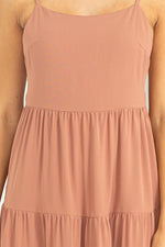 Penny Mauve Tiered Dress - Lilac&Lemon