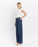 High Rise Wide Leg Trouser Style Jeans