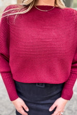 Maeve Boat Neck Sweater - Lilac&Lemon