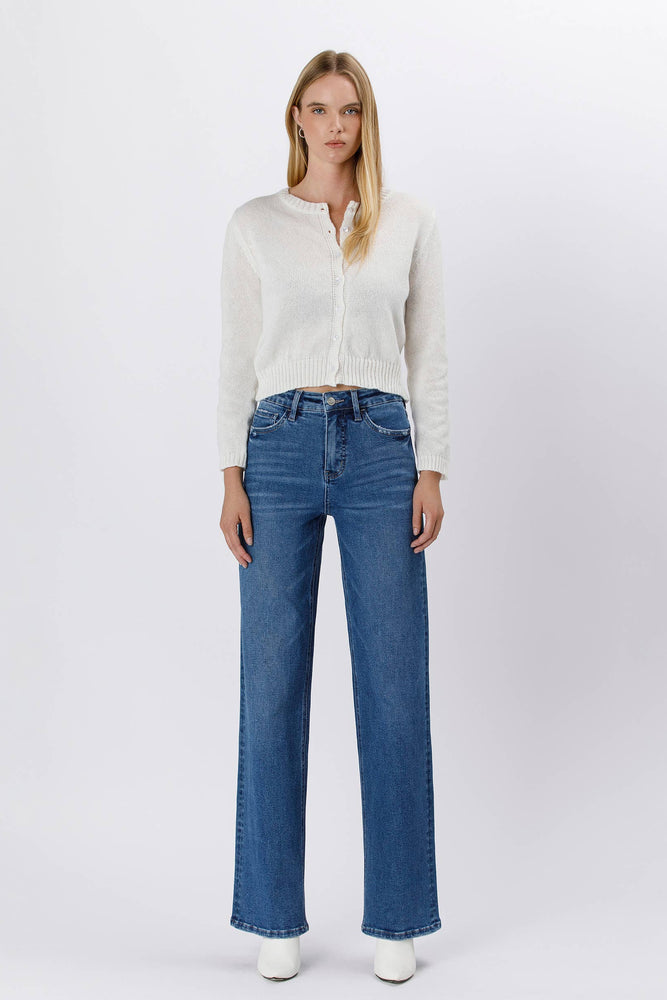 90'S Super High Rise Wide Leg Jeans