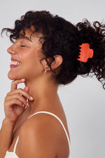 Recycled Plastic Medium Cloud Clip - Cherry