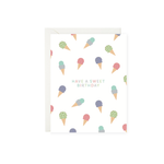 Sweet Ice Cream Cones | Birthday Card