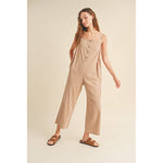 Cotton Square Neck Overalls