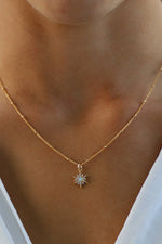 Opal Starburst Necklace