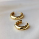 Star Thick Hoop Earrings