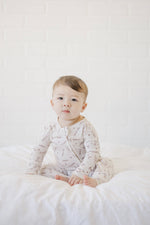I Love You Multilingual Valentine's Day Bamboo Zippy Romper