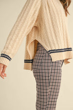Cable Knit Sweater Cream
