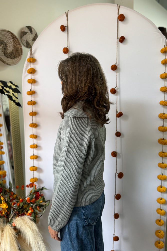 Collared Jacket Grey