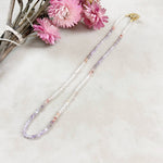 Mist Gemstone Beaded Necklace