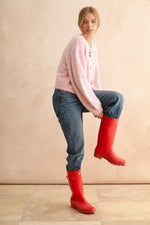 Cherry Button Front Cardigan