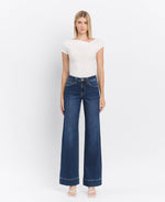 High Rise Wide Leg Trouser Style Jeans