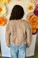 Floral Quilted Bomber Jacket