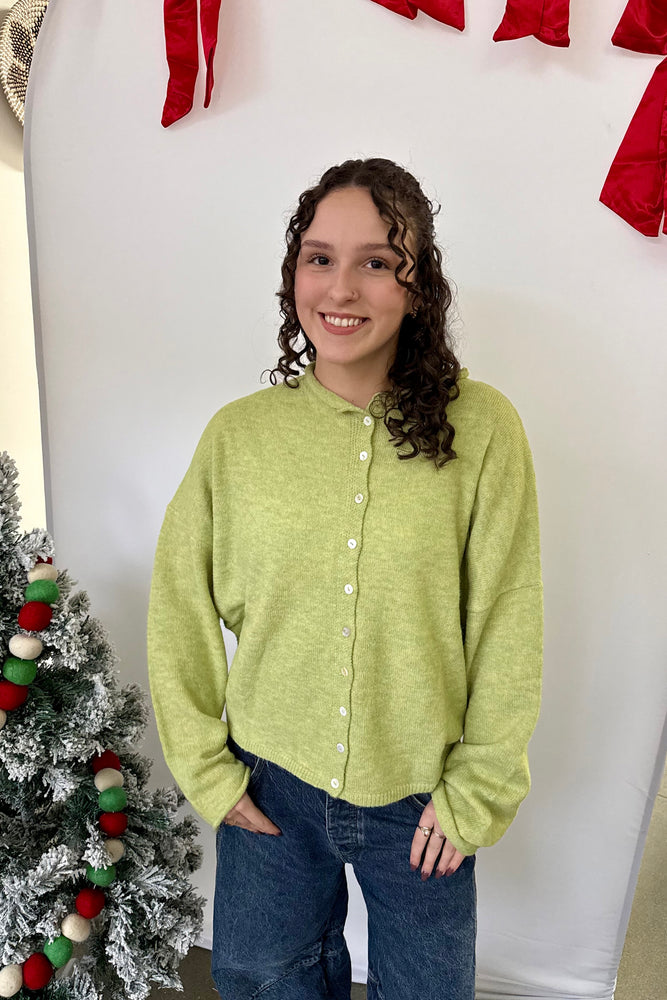 Lemongrass Piper Cardigan